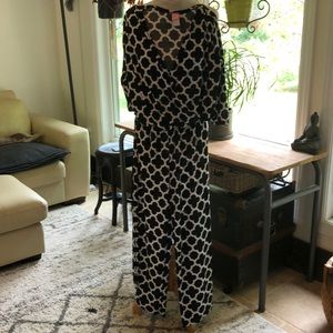 Flirty Pink medium palazzo romper